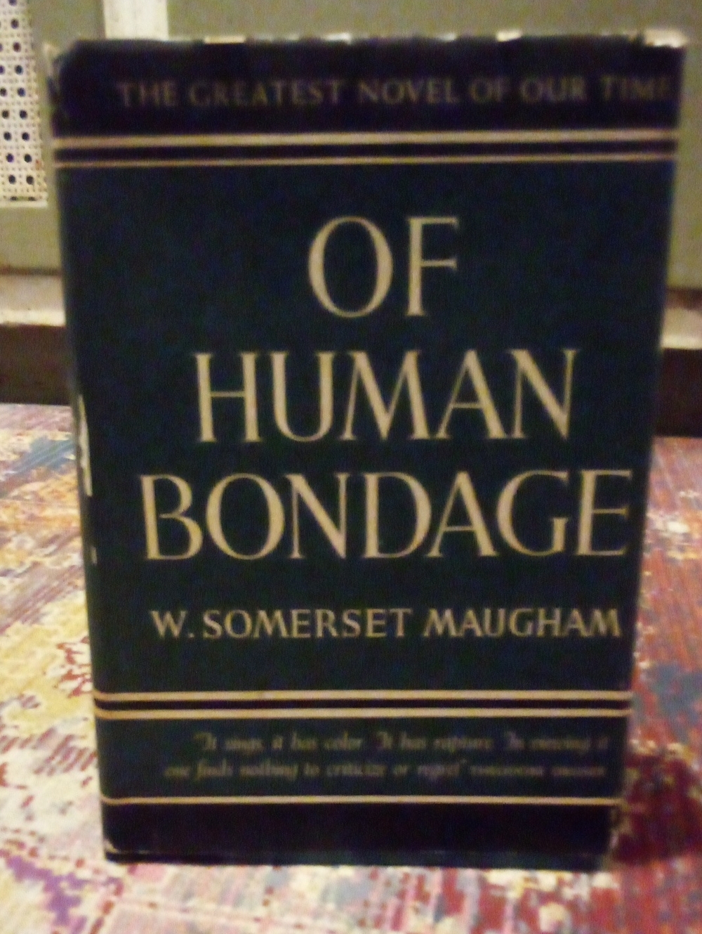 Of Human Bondage 1936 Book Club Ed Dust Jacket Hardcopy